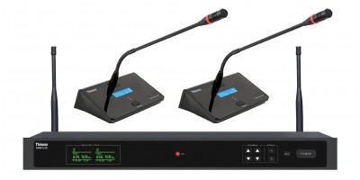 Thinuna GMW-U2A 雙通道無線鵝頸會議話筒