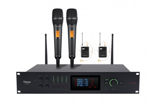 新品！Thinuna UR-400 遠(yuǎn)距離分集無線會議話筒