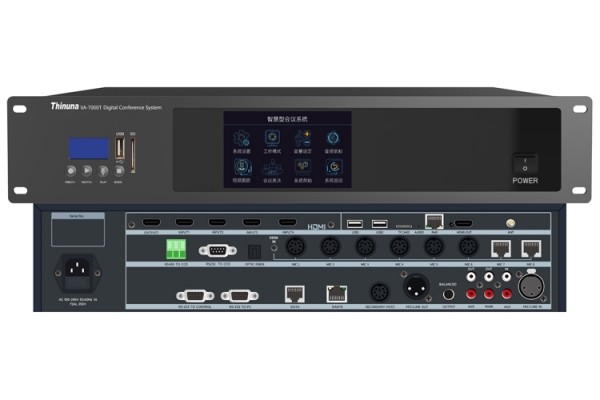 新品！Thinuna 方型VA-7000系列數(shù)字會議系統(tǒng)（發(fā)言、表決、攝像跟蹤功能）